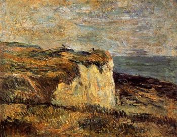 保羅 高更 Cliff near Dieppe